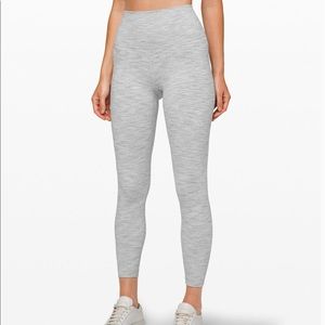 lululemon grey and white leggings